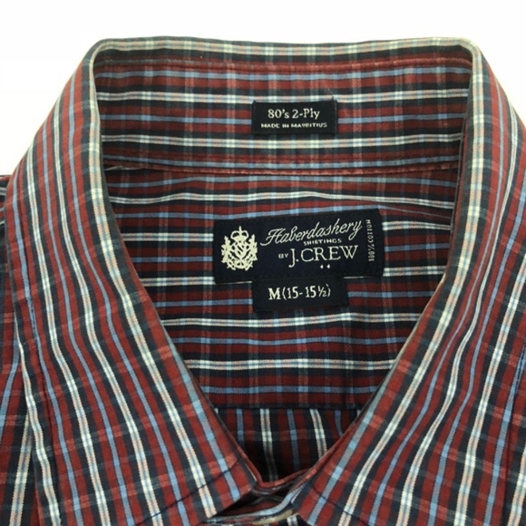 [Haberdashery by J. Crew] Men's Plaid Button Down - Picture 5 of 7